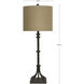 Signature 36 inch 150 watt Industrial Bronze Table Lamp Portable Light