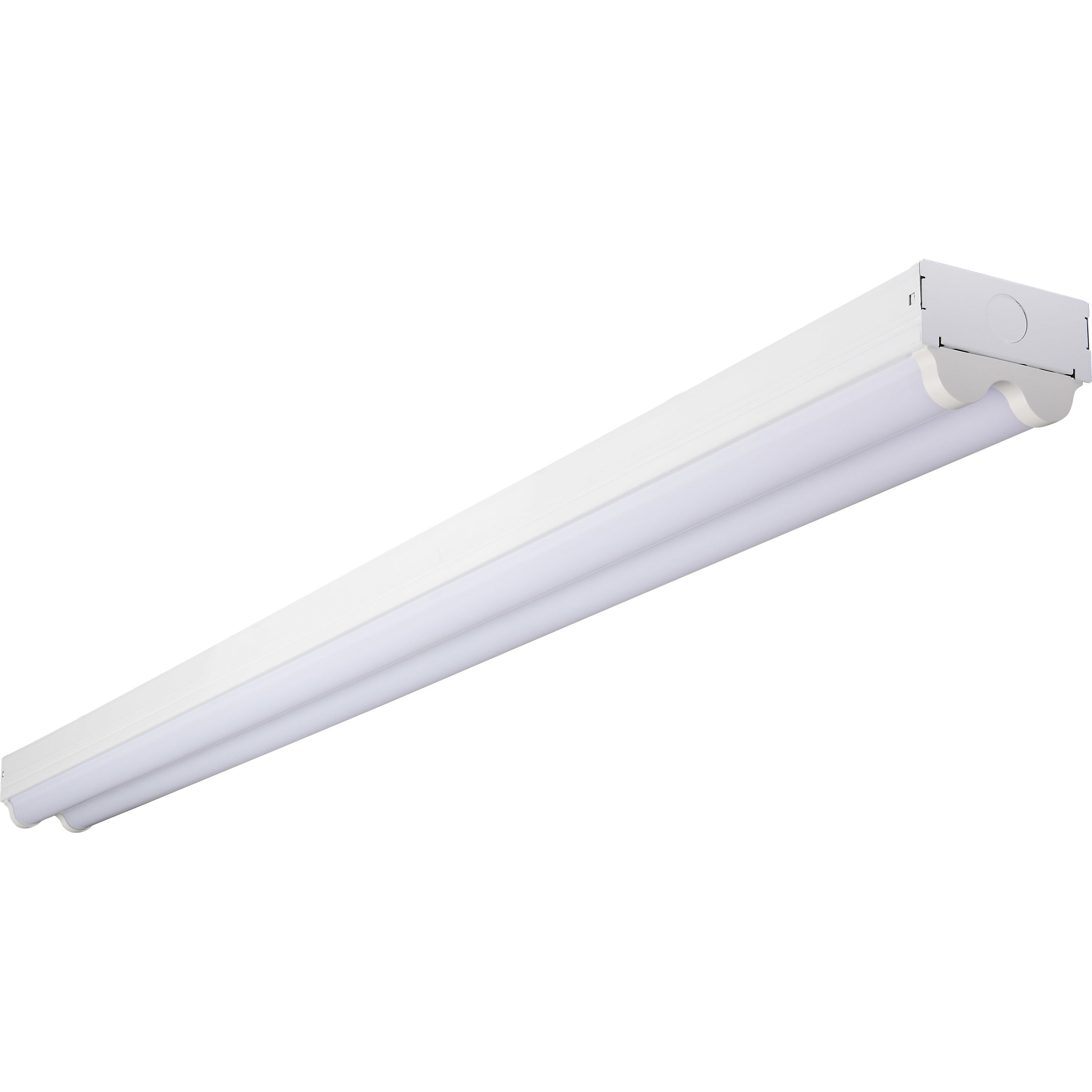 Brentwood LED White Linear Strip Ceiling Light, Strip Fixture