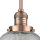 Franklin Restoration Geneseo 1 Light 7 inch Antique Copper Mini Pendant Ceiling Light, Franklin Restoration