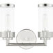 Hillcrest 2 Light 13 inch Polished Chrome Bath Vanity Wall Light