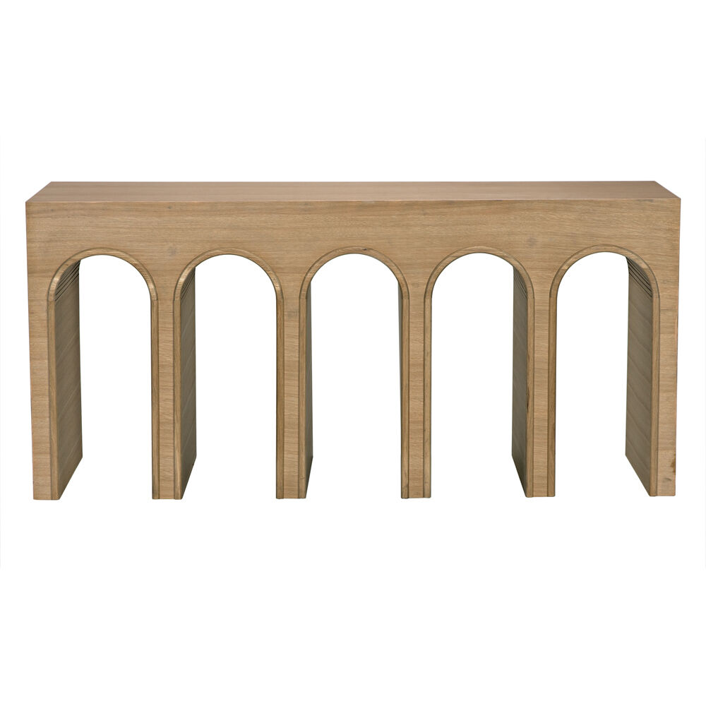 Enzo 68.5 X 17 inch White Oak Console