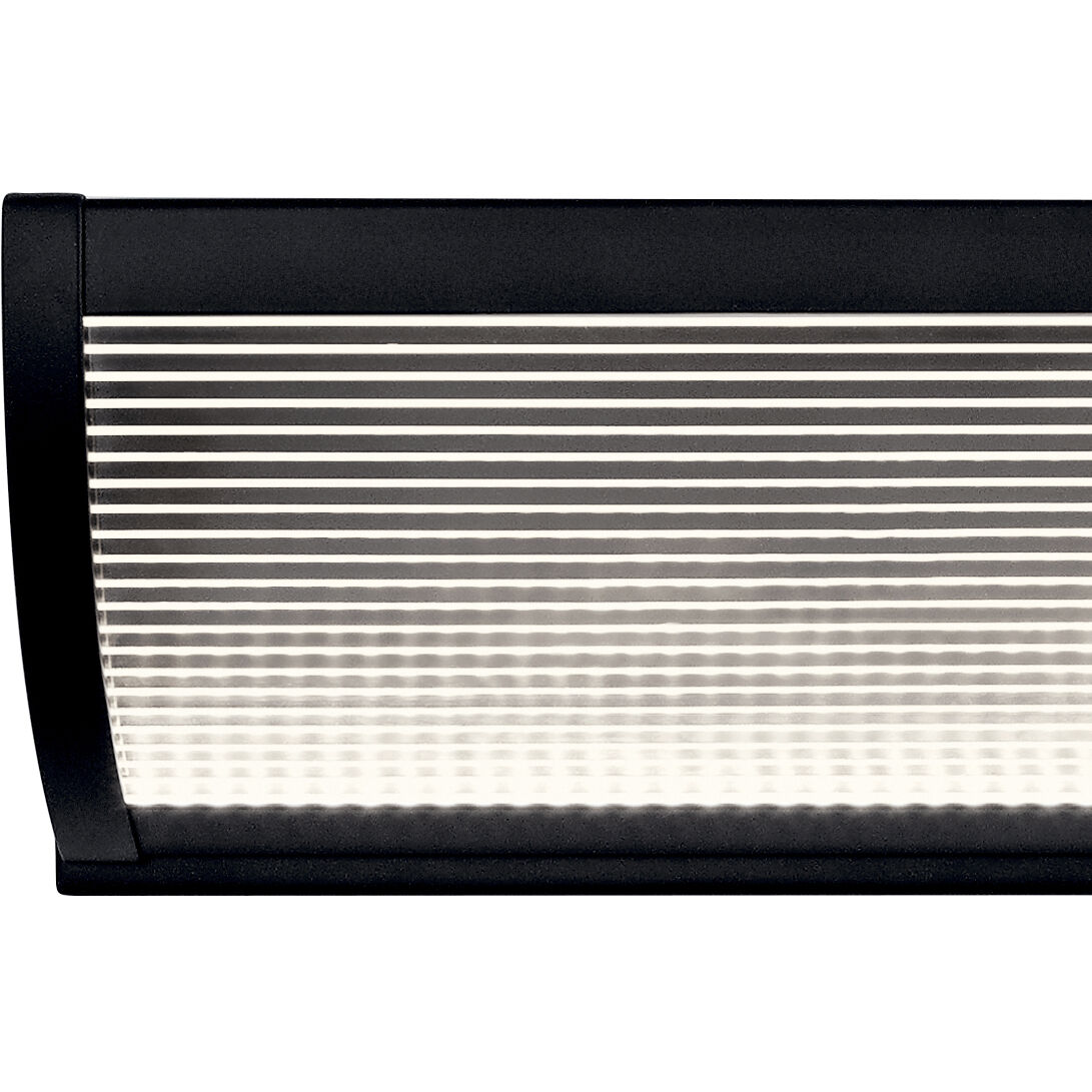 Roone LED 34 inch Matte Black Bathroom Vanity Light Wall Light, X-Large