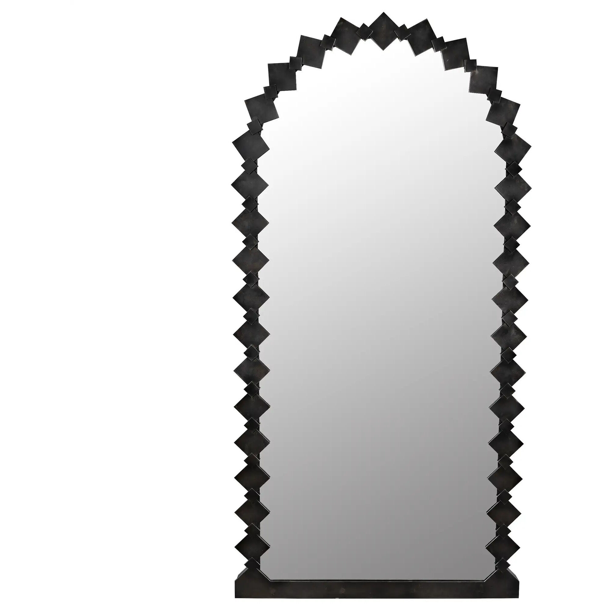 Aya 79 X 40 inch Unfinished Industrial Steel Mirror