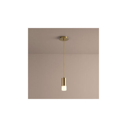 Magneta 1 Light 3 inch Aged Brass Pendant Ceiling Light