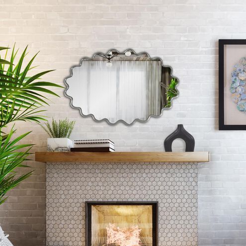 Cloud 36 X 24 inch Charcoal Mirror