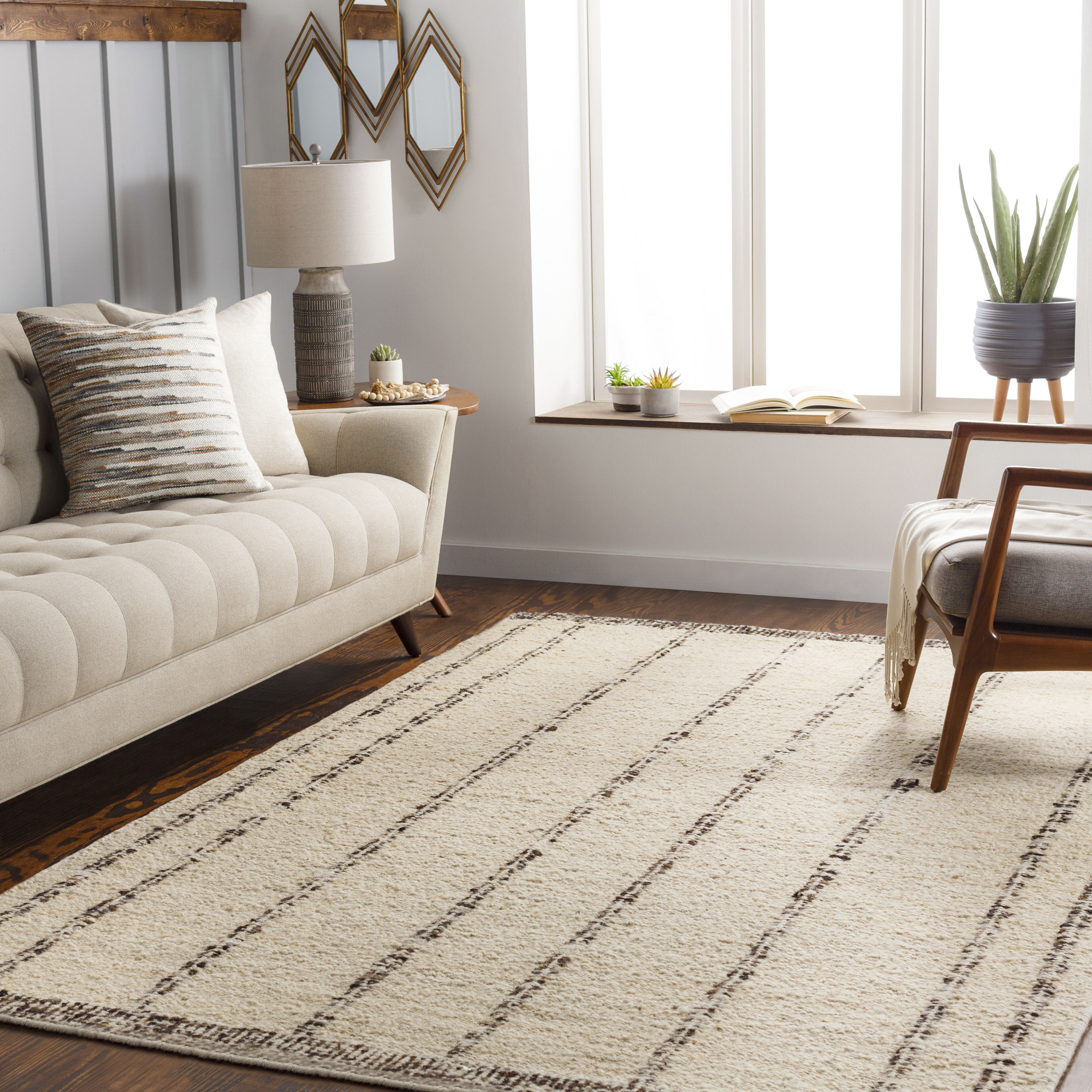 Machu Picchu 168 X 120 inch Cream Rug in 10 x 14, Rectangle