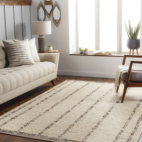 Machu Picchu 108 X 72 inch Cream Rug in 6 X 9, Rectangle