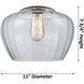 Large Fenton Clear Glass