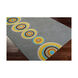 Dazzle 36 X 24 inch Charcoal/Lime/Sky Blue/Taupe/Dark Brown/Ivory Rugs, Wool