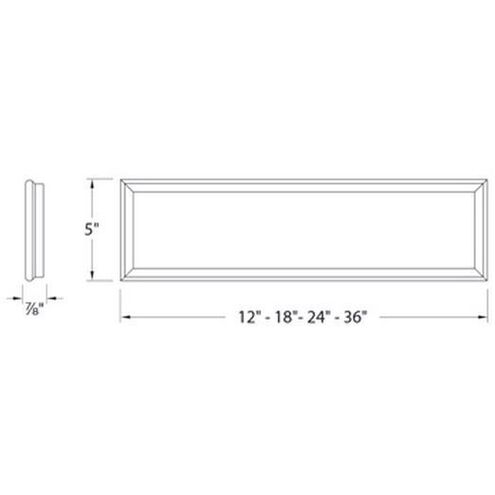 Neo LED 24 inch Brushed Aluminum Bath Vanity & Wall Light in 24in.