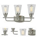 Annora 3 Light 20.75 inch Brushed Nickel Vanity Wall Light