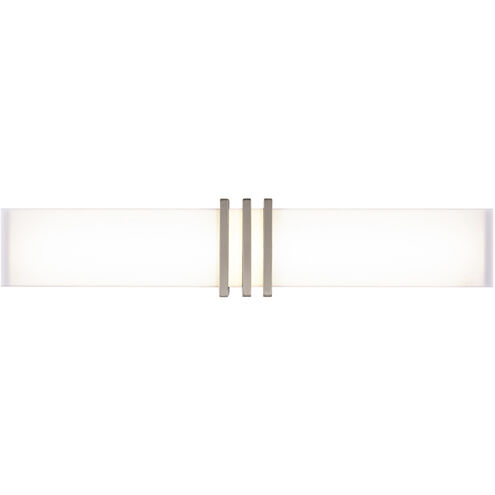 Minibar LED 28 inch Brushed Nickel Bath Vanity & Wall Light, dweLED