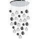 Siena LED 24 inch Chrome Chandelier Ceiling Light