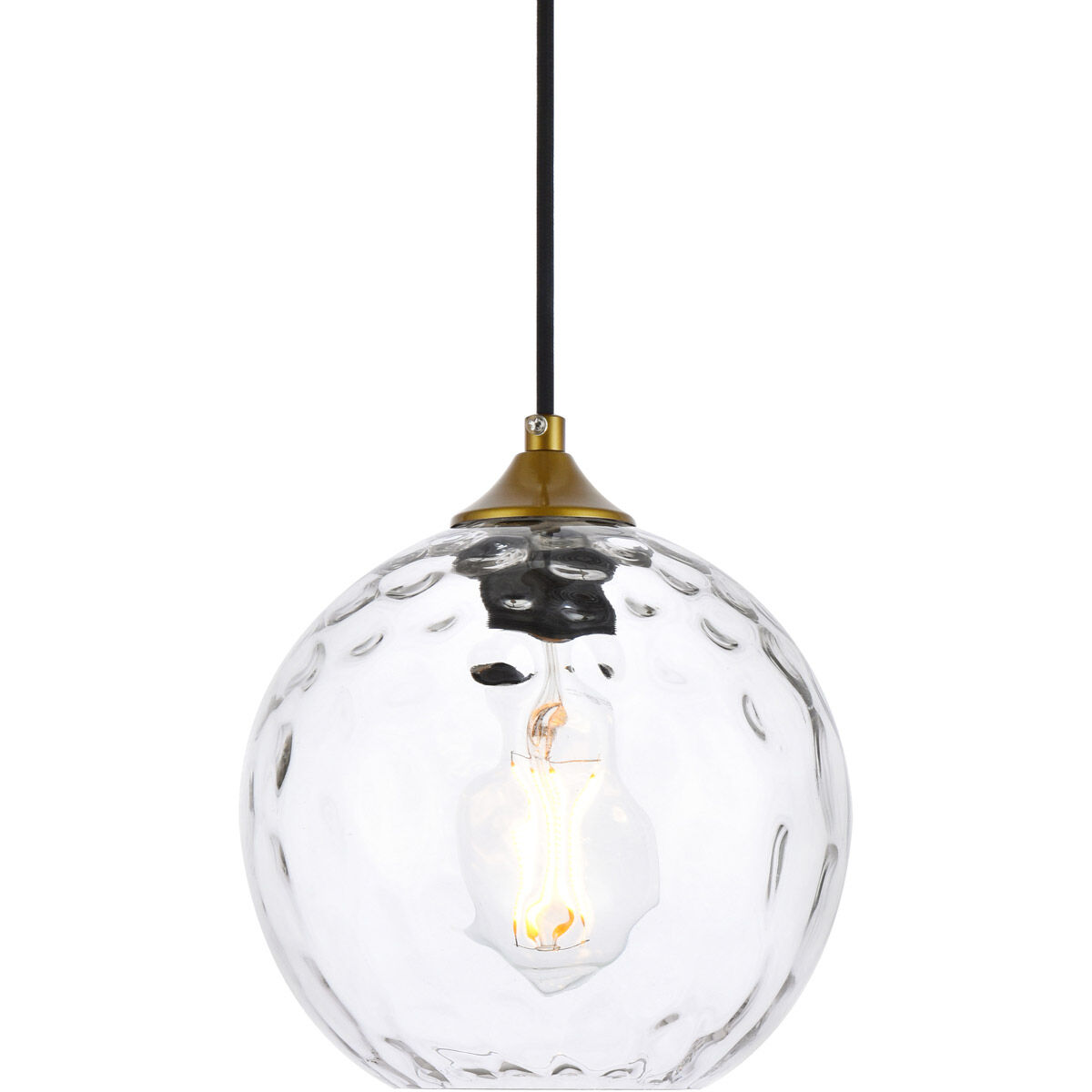 Cashel 1 Light 8 inch Brass Pendant Ceiling Light