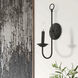 Estate 1 Light 5 inch Black Single Sconce Wall Light, Single