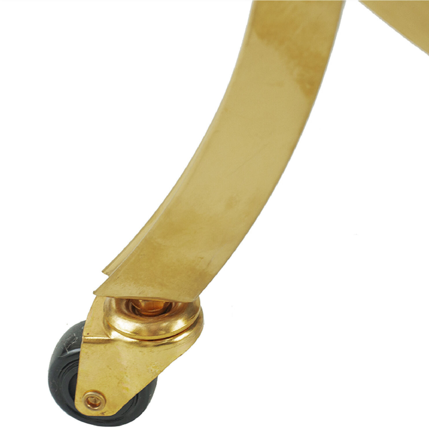 Luxe Grey/Gold Bar Cart