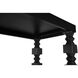 Moabite Hand Rubbed Black Bookcase