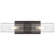 Ballston Urban 2 Light 18 inch Oil Rubbed Bronze Bath Vanity Light Wall Light in Seedy Glass