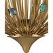 Delphos 6 Light 19.5 inch Contemporary Gold Chandelier Ceiling Light