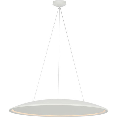 Barbara Barry Arial LED 40 inch Matte White Chandelier Ceiling Light