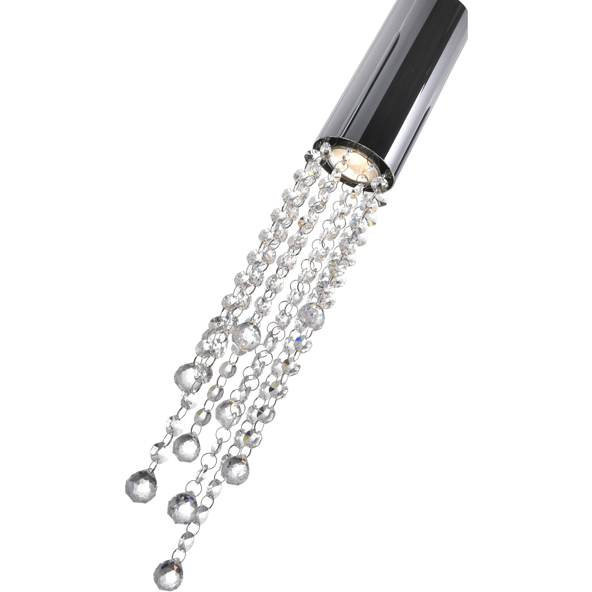 Extended 5 Light 40 inch Chrome Island/Pool Table Light Ceiling Light