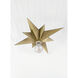 Eric Cohler Star 1 Light 14.5 inch Hand-Rubbed Antique Brass Flush Mount Ceiling Light