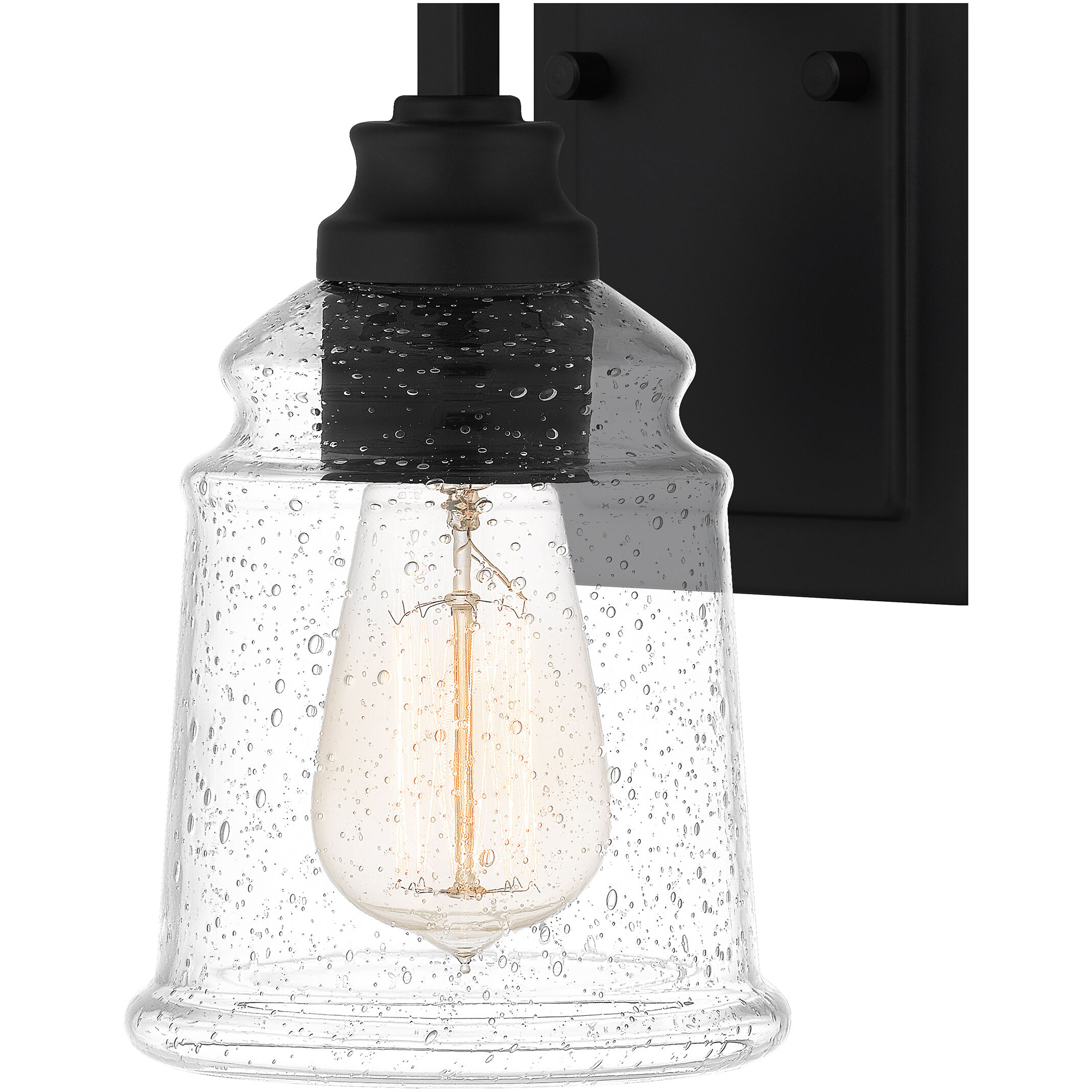 McIntire 1 Light 5 inch Matte Black Wall Sconce Wall Light