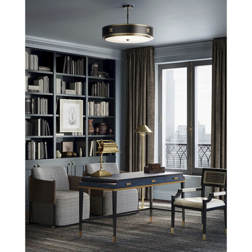 Malvasia 19 inch 25 watt Vintage Brass Desk Lamp Portable Light