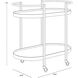 Koen Black / Brass Bar Cart
