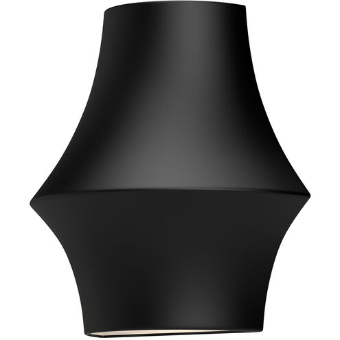 Alora Mood Emiko 1 Light 9.5 inch Matte Black Bath Vanity Light Wall Light