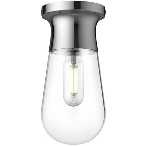 Alora Mood Marcel 1 Light 4.75 inch Chrome Semi Flush Mount Ceiling Light