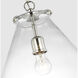 Thomas O'Brien Katie LED 20 inch Polished Nickel Conical Pendant Ceiling Light, Large