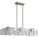 Aenon Linear Pendant Ceiling Light in Pewter