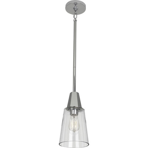 Wheatley 1 Light 15 inch Polished Chrome Pendant Ceiling Light in Clear Glass