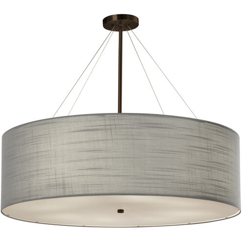 Textile LED 36 inch Dark Bronze Pendant Ceiling Light