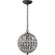 Talgarth 1 Light 10.25 inch Dark Bronze Mini Pendant Ceiling Light