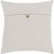 Penelope 20 X 20 inch Light Gray Pillow Kit, Square
