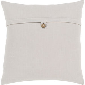 Penelope 20 X 20 inch Light Gray Pillow Kit, Square