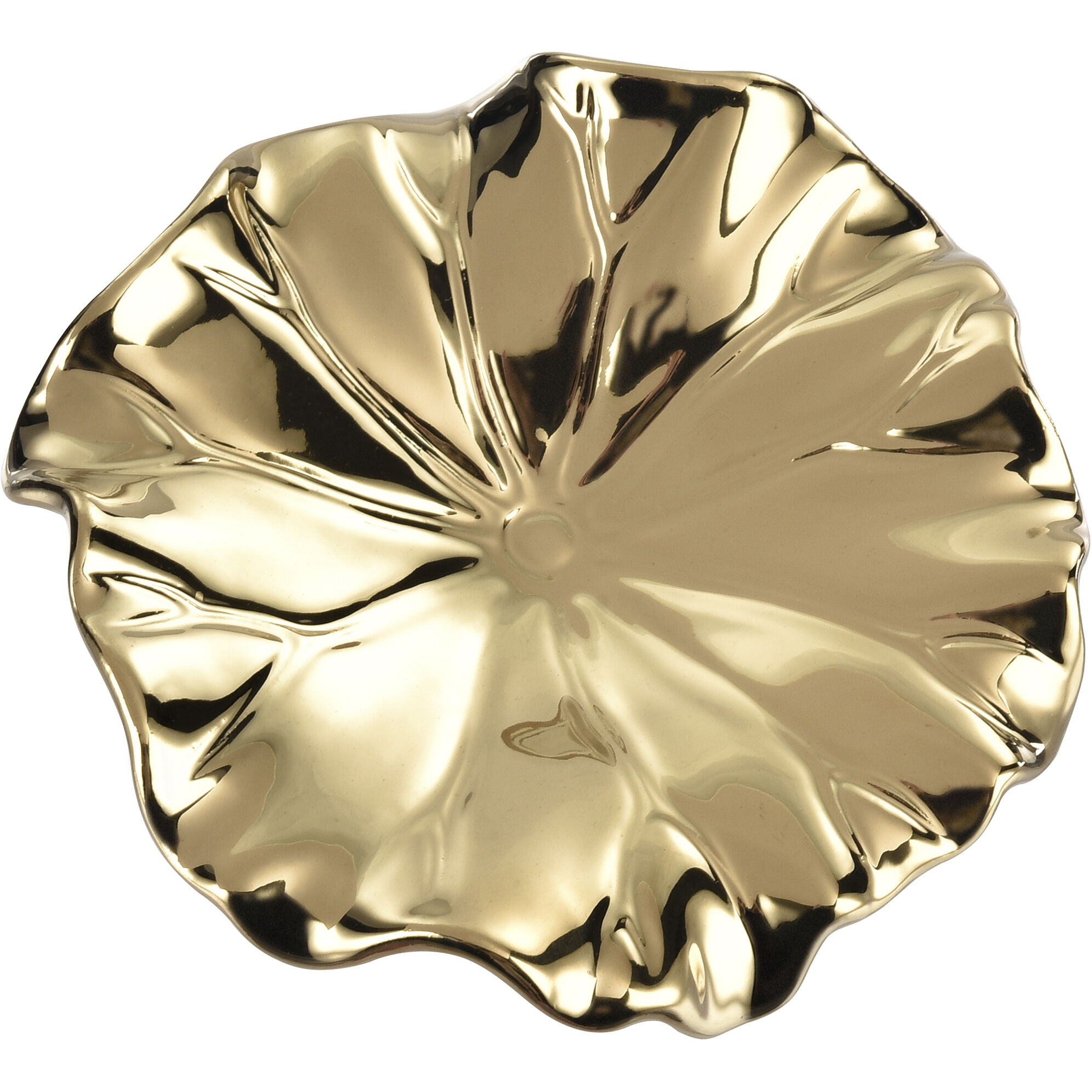 Petal Gold Dimensional Wall Art, Set of 4