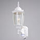 Rogers Park Textured White Outdoor Motion Sensor