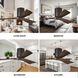 Atlas Irene-3H 52 inch Textured Bronze with Walnut Tone Blades Ceiling Mount Paddle Fan, Flush Mounted