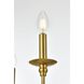 Rohan 4 Light 30 inch Satin Gold Chandelier Ceiling Light