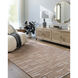 Marseille 96 X 30 inch Sand/Brick/Khaki Handmade Rug in 2.5 x 8