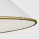 AH by Alexa Hampton Aldric 3 Light 28 inch Gild Pendant Ceiling Light