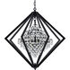 Canada 4 Light 28 inch Black Chandelier Ceiling Light