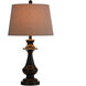 Signature 28 inch 150.00 watt Bronze Table Lamp Portable Light