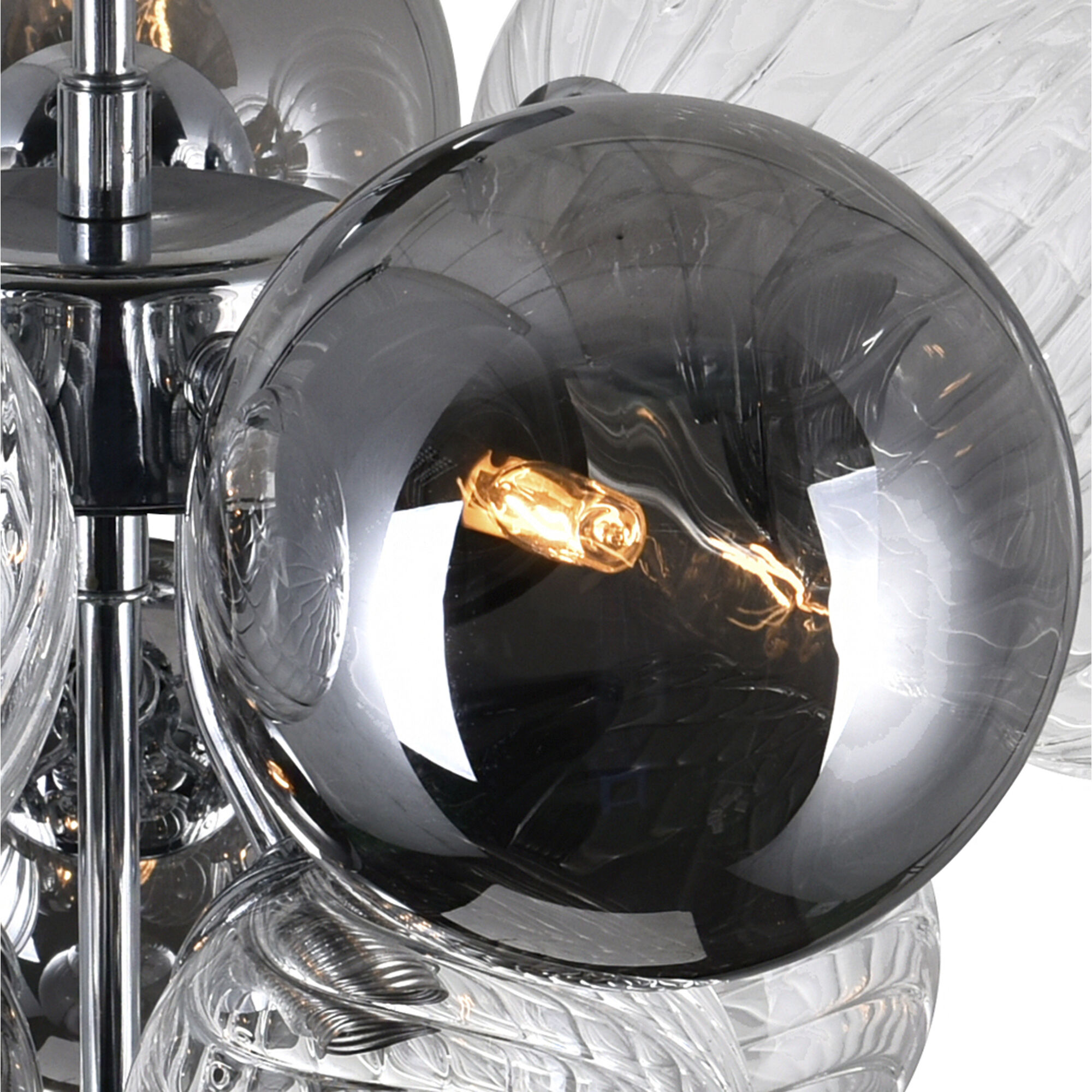 Pallocino LED 16 inch Chrome Flush Mount Ceiling Light