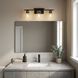 Calhoun 3 Light 24 inch Black Bathroom Vanity Light Wall Light, Essentials