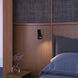 Haim LED 1.5 inch Textured Black ADA Wall Sconce Wall Light