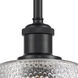 Ballston Cobbleskill LED 5 inch Matte Black Pendant Ceiling Light in Clear Glass, Ballston